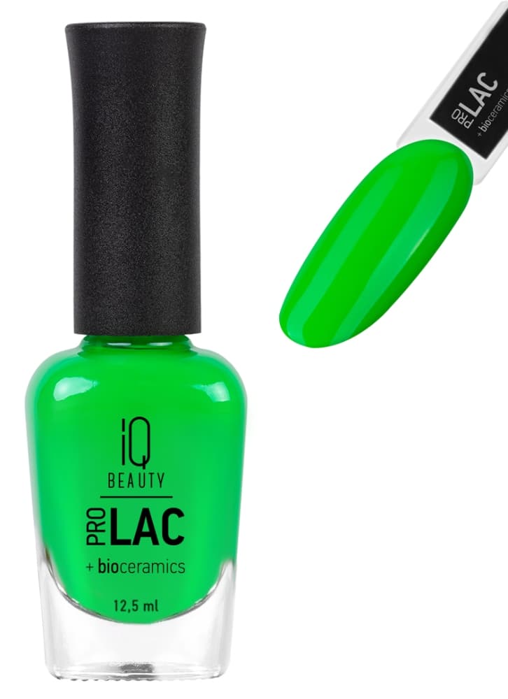 IQ BEAUTY PROLAC Лак для ногтей укрепляющий с биокерамикой 12.5 мл № 080 The mashup