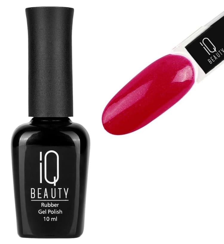 IQ BEAUTY Каучуковый гель-лак с кальцием №169 10 мл. Rose othello