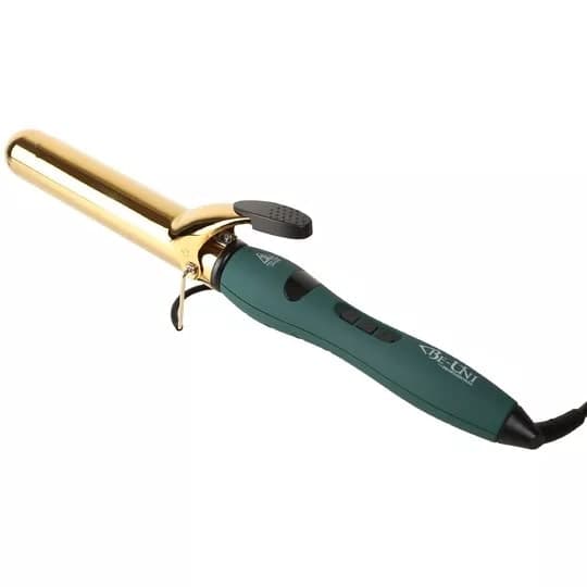 Be-Uni Плойка для завивки волос, с золотым зеркальным титановым покрытием, с терморегулятором, 32мм 