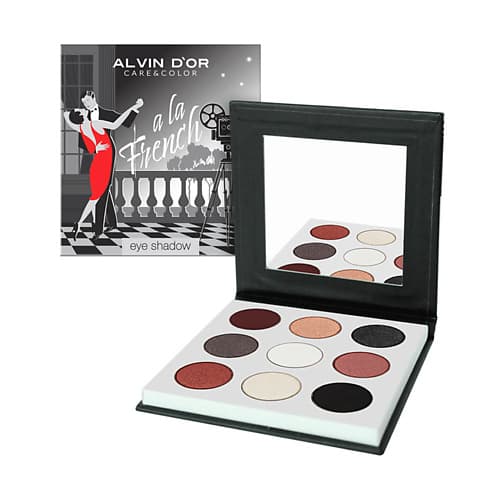 Alvin D'or A LA FRENCH Палетка теней для век "Черно-белое кино в стиле ретро" 9 в 1, 11,8 гр.