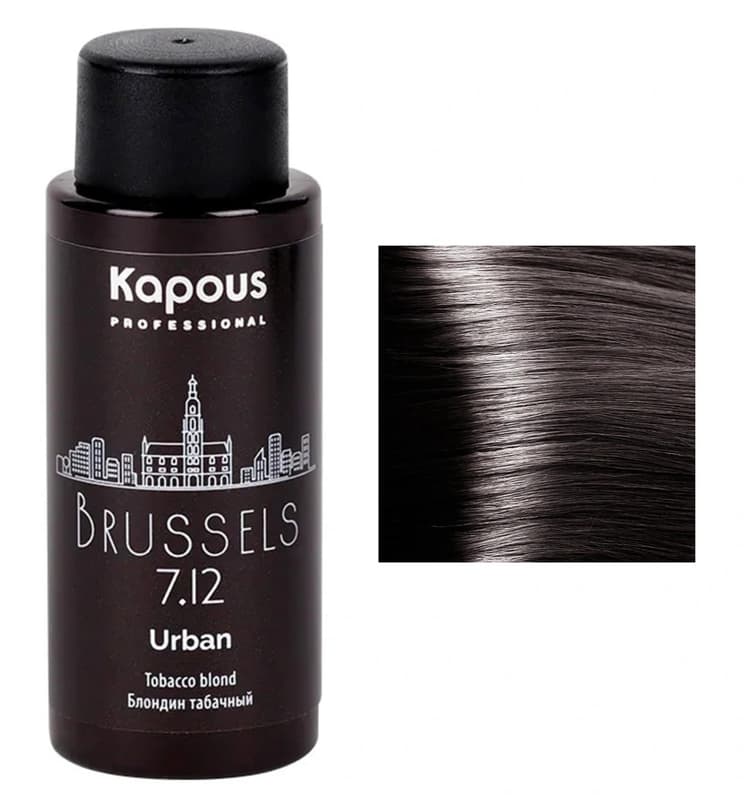 Kapous Urban LC 7.12 Брюссель Полуперманентный жидкий краситель для волос 60 мл