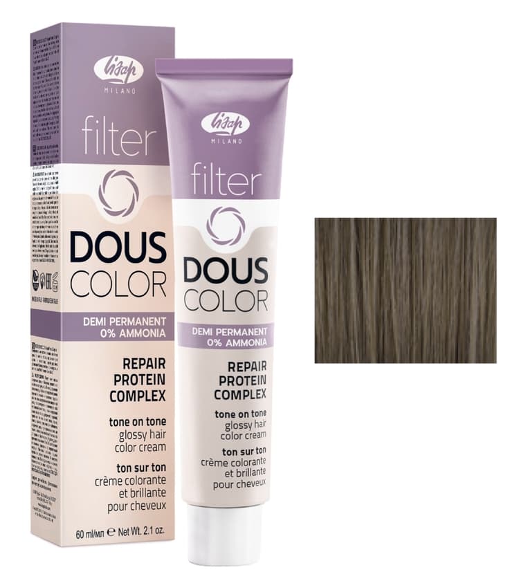 Lisap Filter Douscolor 5/26 светлый каштановый пепельно-медный 60 мл