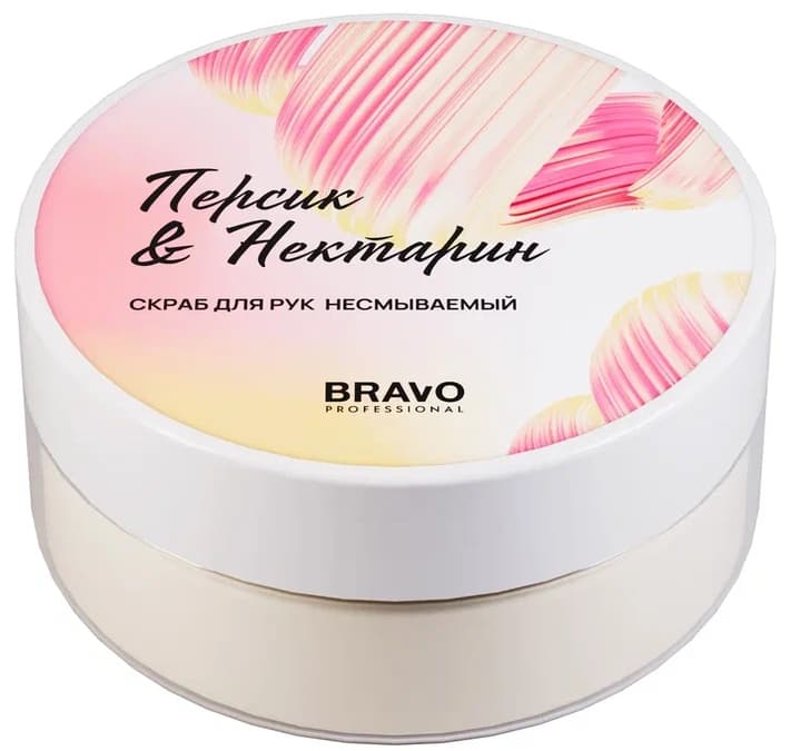 Bravo Скраб несмываемый  Персик и Нектарин, 200мл
