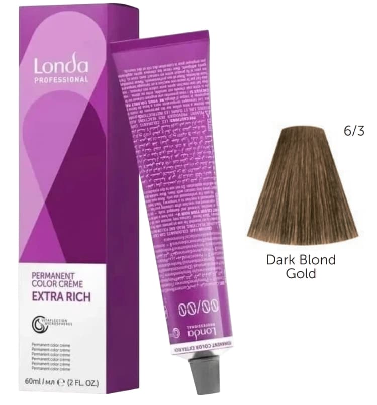 LONDACOLOR  6/3 темный блонд золотистый