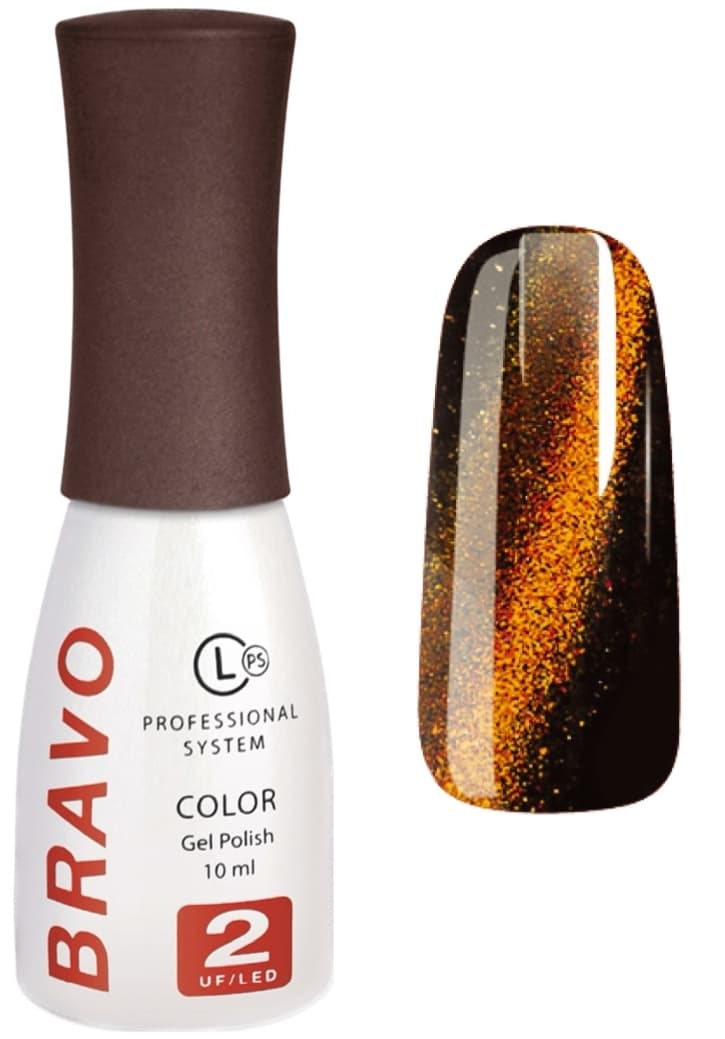 Bravo Гель-лак Кошачий глаз 9D KG237, 10мл