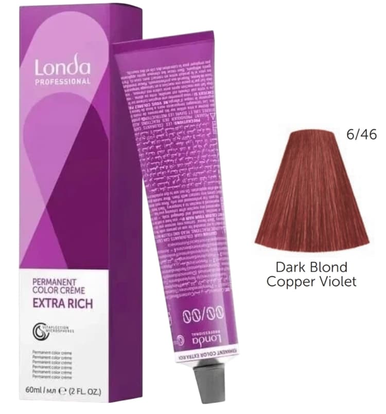 LONDACOLOR 6/46 темный блонд медно-фиолетовый