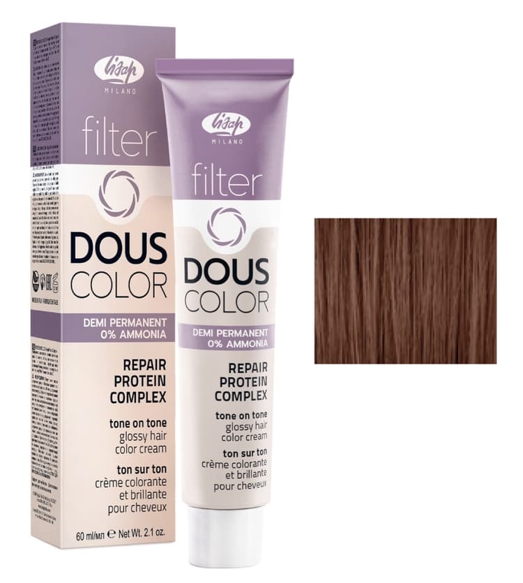 Lisap Filter Douscolor 6/4 темный блонд красное дерево  60 мл