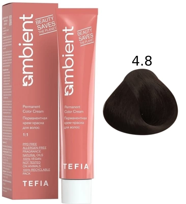TEFIA AMBIENT 4.8 Брюнет коричневый 60 мл