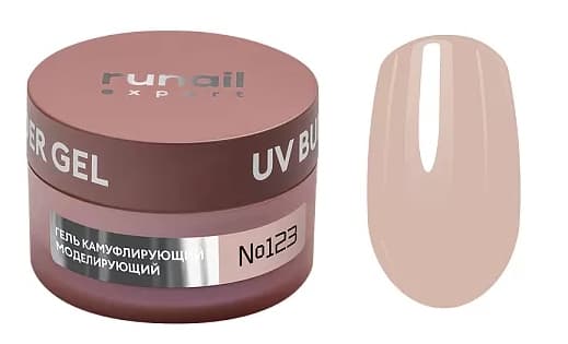 Runail Expert Гель моделирующий UV BUILDER GEL №123, 50г банка "Лаконичность" 