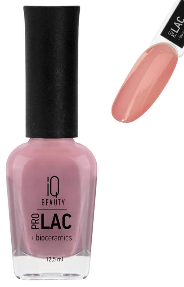 IQ BEAUTY PROLAC Лак для ногтей укрепляющий с биокерамикой 12.5 мл № 048  ForeverYou
