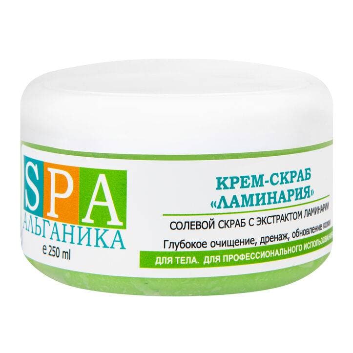 Альганика Крем-скраб солевой для тела "Ламинария" 250 мл