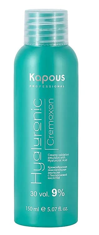 Kapous Кремообразная проявляющая эмульсия Hyaluronic Cremoxon 9%, 150 мл