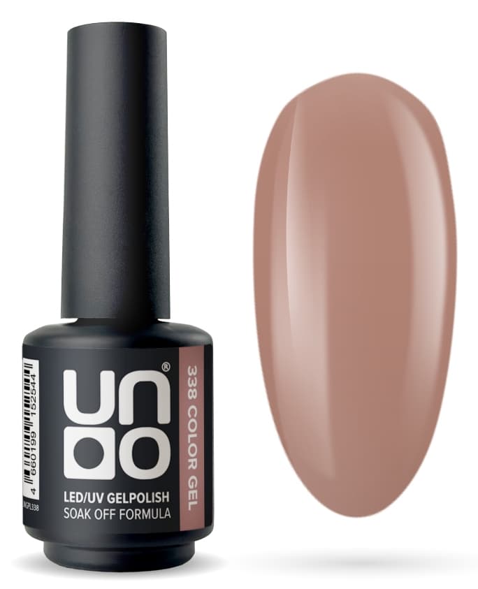 Гель-лак "Uno" - 338 Сатин - Satin, 8 г.
