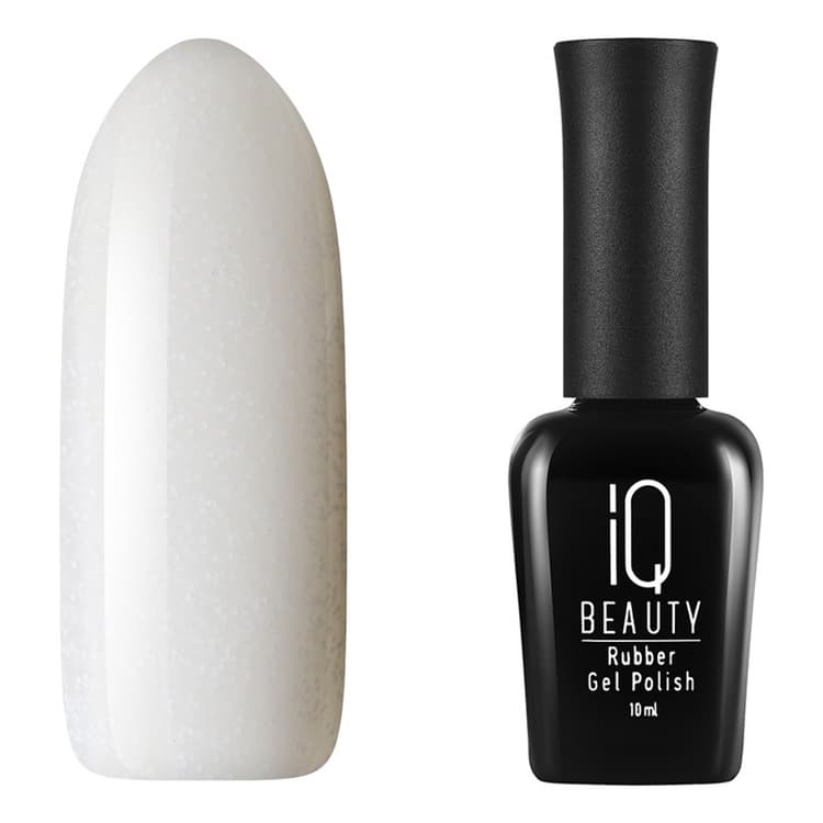 IQ BEAUTY Каучуковый гель-лак с кальцием №176 Fluffy salt - коллекция Hillier