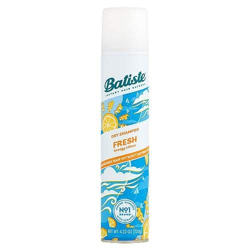 BATISTE Fresh Citrus Сухой шампунь с освежающим морозным ароматом Цитрус 200мл 