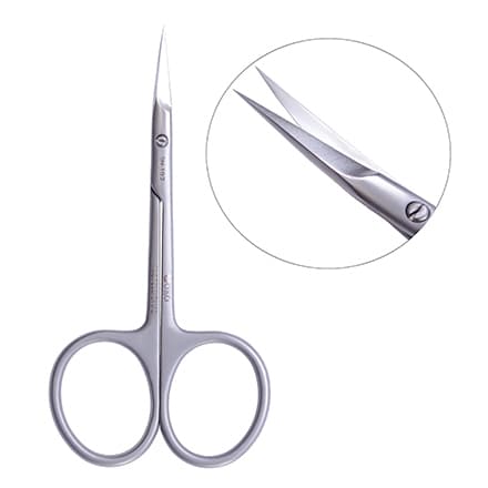 YOKO Ножницы для кутикулы 10 см Premium матовые 