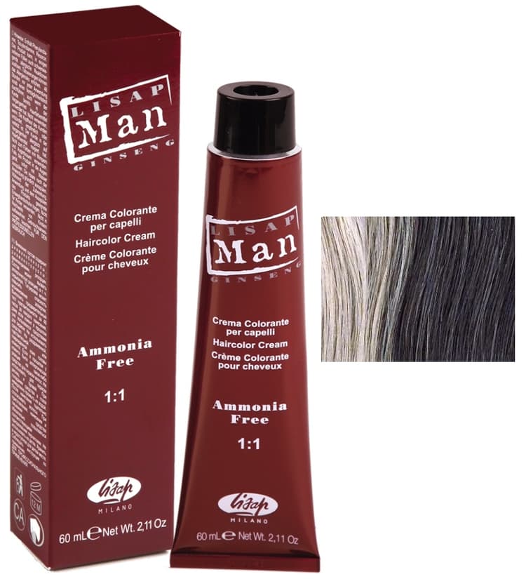 Lisap Man color 3 темно-каштановый 60 мл