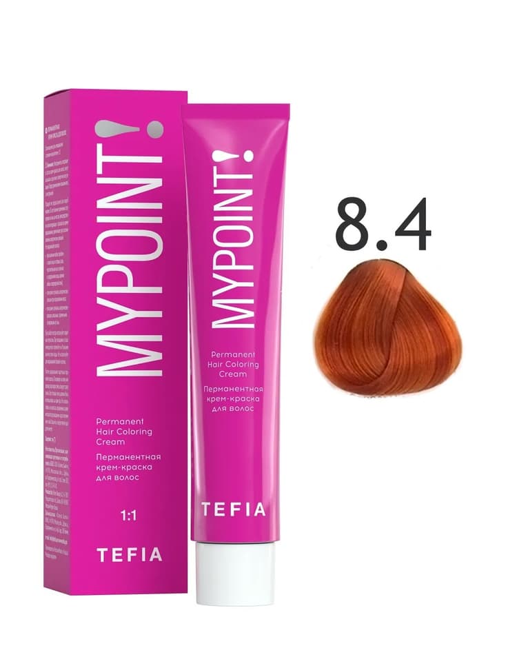 TEFIA MYPOINT 8.4 светлый блондин медный 60мл