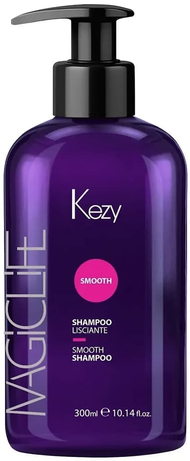 Kezy Magic Life Smooth / Шампунь разглаживающий для вьющихся, непослушных волоc 300 мл