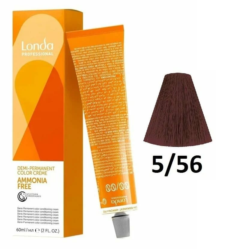 LondaТон Ammonia-Free 5/56 светлый шатен красно-фиолетовый micro reds 