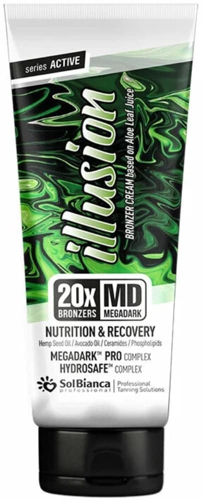 SolBianca Крем "Illusion" с масл. семян конопли, авокадо, церамидами, фосфолипидами, 25-бронз. 125мл