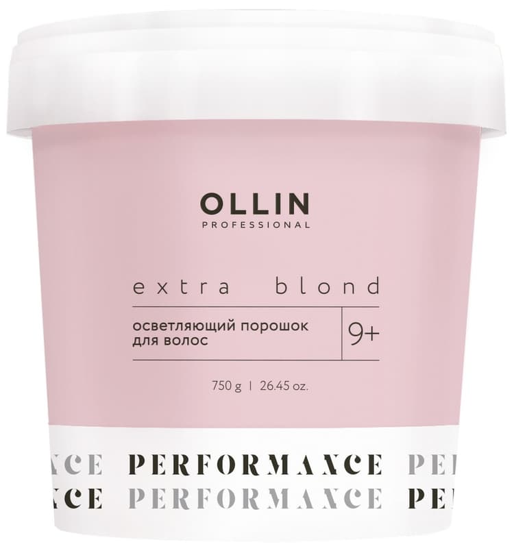 OLLIN EXTRA BLOND PERFORMANCE 9+ Осветляющий порошок для волос 750г 