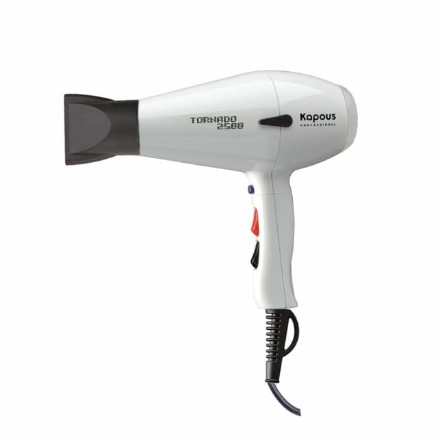 Kapous Профессиональный фен для укладки волос Tornado 2500 цвет белый