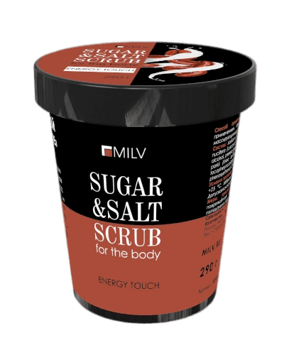 MILV Сахарно-солевой скраб для тела «Кофе». 290 г 