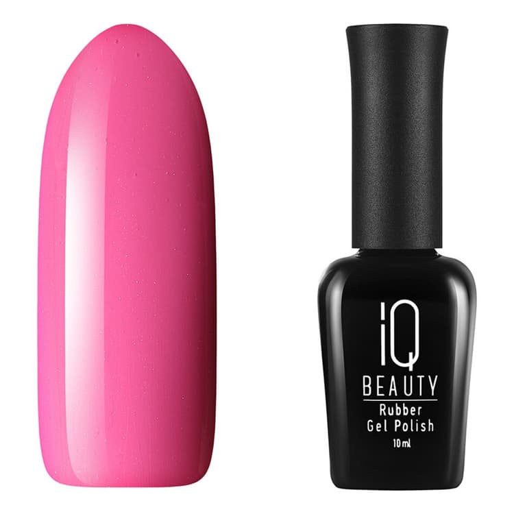 IQ BEAUTY Каучуковый гель-лак с кальцием №174 Very pink Xmas - коллекция Hillier