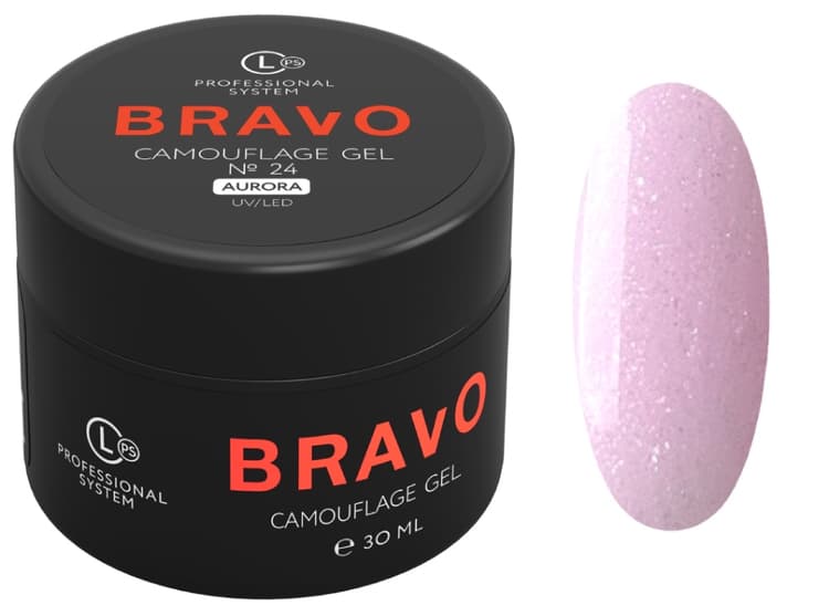 Bravo Моделирующий Camouflage Gel AURORA №24 30 мл 