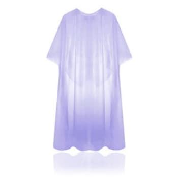 Чистовье Пеньюар одноразовый п/э стандарт сиреневый 160*100 (50 шт/уп.)  