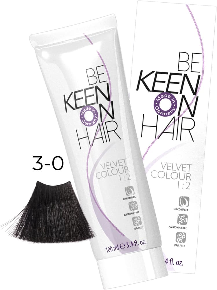 KEEN VELVET COLOUR 3.0 Темно-коричневый/Dunkelbraun, 100 мл, без аммиака