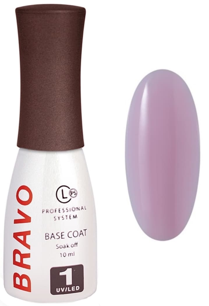Bravo Цветное базовое покрытие для гель-лака BRAVO 4.2 10мл COLOR (розовый) 