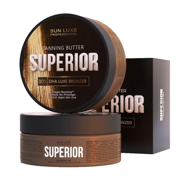 SUN LUXE Твёрдое масло-автозагар "Superior 30x" 150 мл