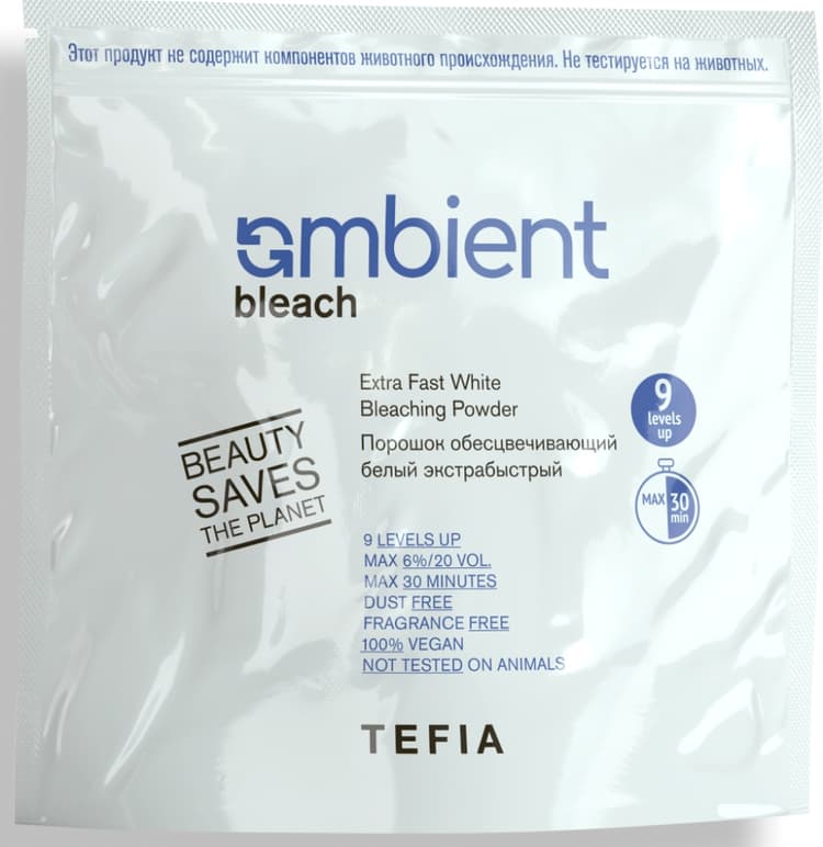 TEFIA AMBIENT Bleach Обесцвечивающий порошок белый, экстрабыстрый 500 г 