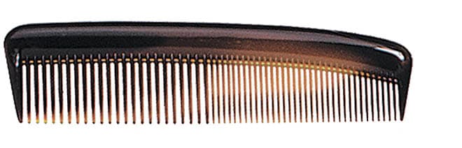 Titania Расческа Карманная 125 Мм Желто-Коричневая