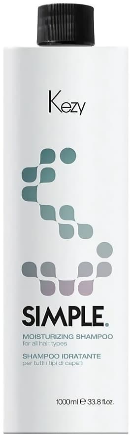 Шампунь увлажняющий для всех типов волос, 1000 мл. Simple KEZY