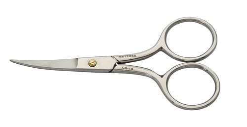 Metzger Ножницы ногтевые, изогнутые, блестящие