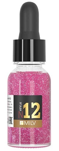 MILV Сухое парфюмированное масло для ногтей с шиммером №12 (фужерный яблочный аромат) 15 мл.