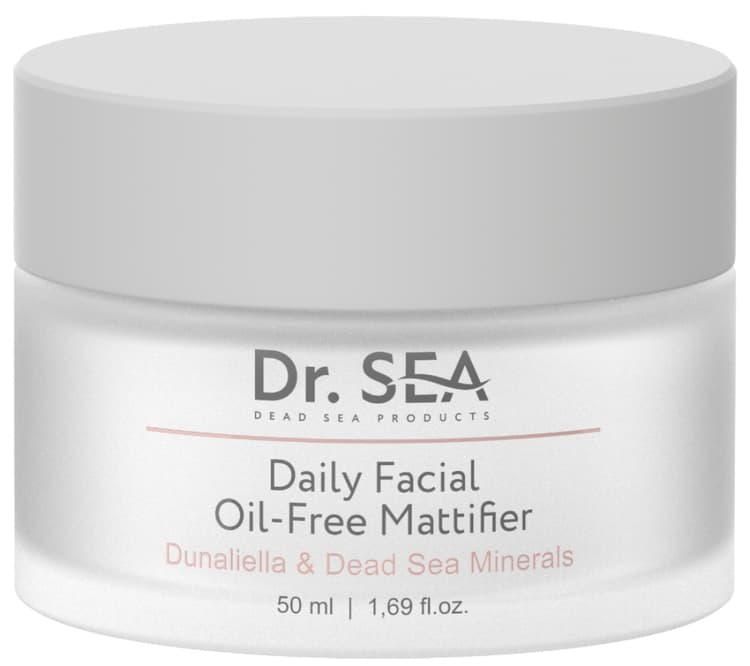 Dr. Sea Матирующий безжировой крем для лица с дуналиеллой и минералами Мертвого моря 50 мл
