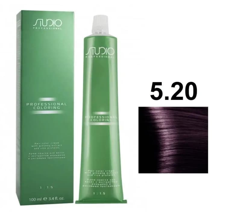 KAPOUS  Studio S 5.20 светлый фиолетово-коричневый 100 мл