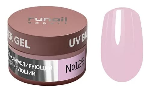 Runail Expert Гель моделирующий UV BUILDER GEL №128, 15г банка "Лаконичность" 