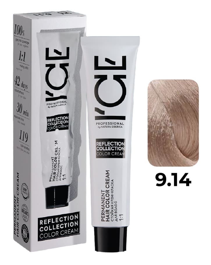 ICE Professional REFLECTION 9.14 очень светлый блонд пепельно-карамельный 60 мл