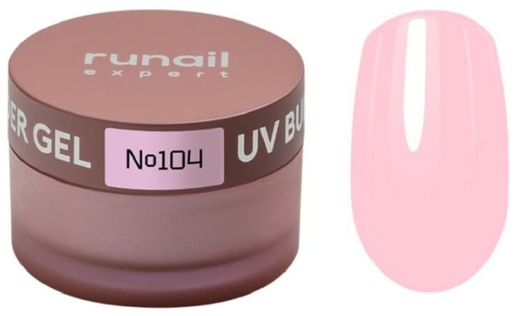RuNail Expert Гель моделирующий UV BUILDER GEL №104, 50г банка