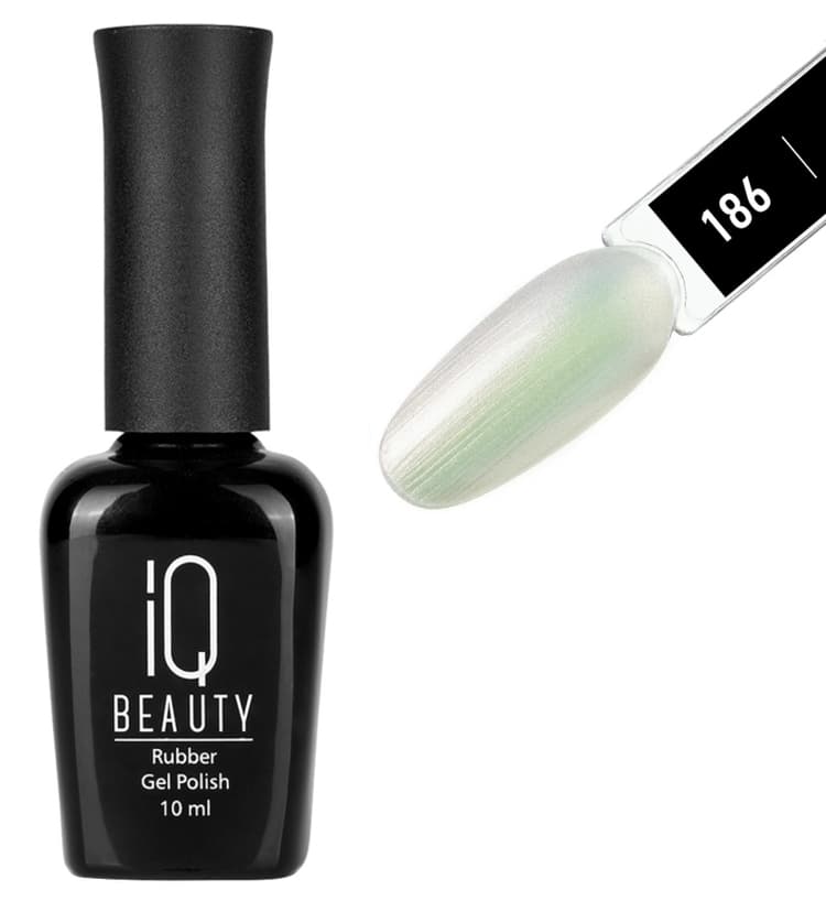 IQ BEAUTY Каучуковый гель-лак с кальцием №186 Pearl surface - коллекция SHE’LL