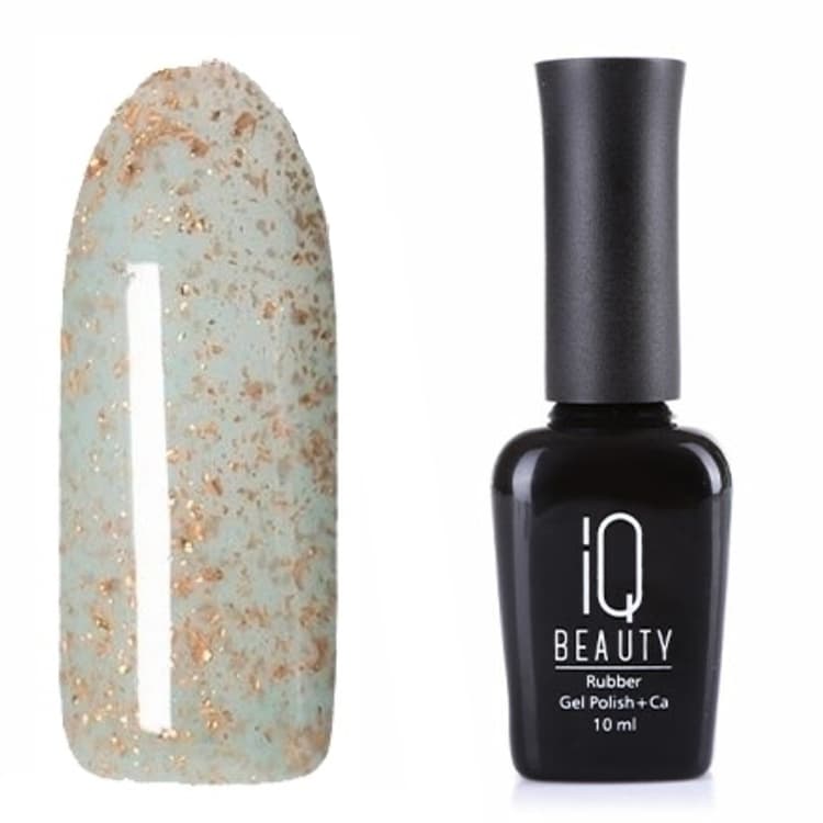 IQ BEAUTY Каучуковый гель-лак с кальцием №128 10 мл. (Patale,Euphoria)