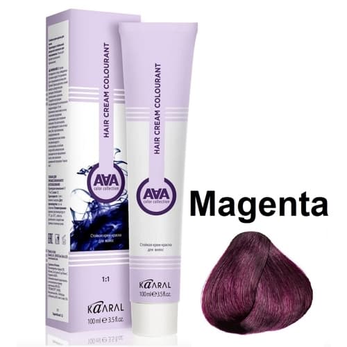 KAARAL AAA Hair crem colorant . MAGENTA фуксия корректор 100мл 