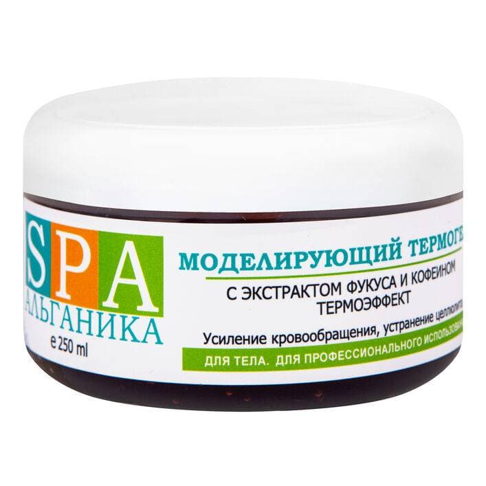 Альганика Моделирующий массажный термогель для тела с фукусом и кофеином (термоэффект) 250 мл