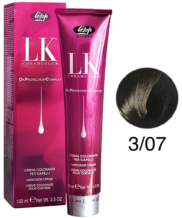 LK OPC 3/07 темно-каштановый натуральный бежевый 100 мл