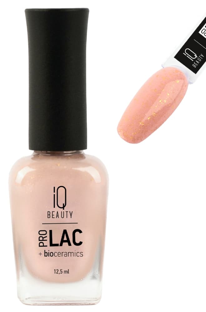 IQ BEAUTY PROLAC Лак для ногтей укрепляющий с биокерамикой 12.5 мл №093 Utopia